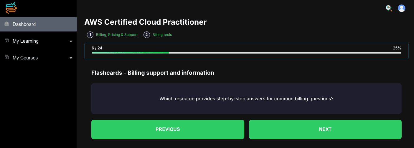 FullStackInterview flashcard review screenshot