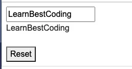 Figure 1: React controlled input element example
