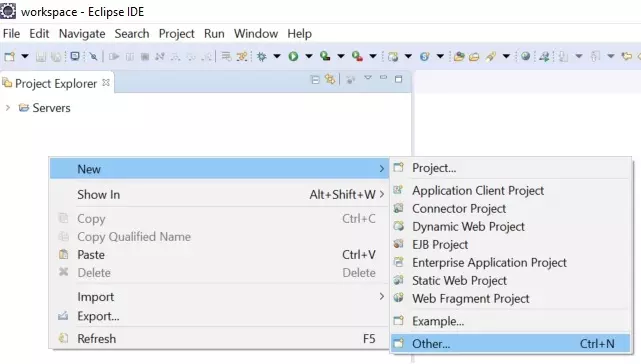 Figure : Creating a maven project