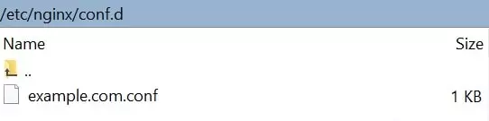 Figure 2 : Modify Nginx config file