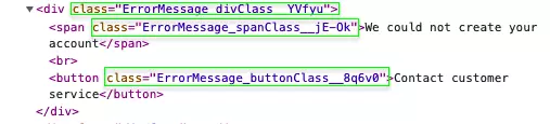 Figure 3: React Js css modules dynamic class names
