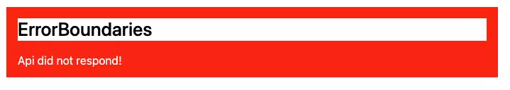 Figure 1: React js global error handling with error boundaries
