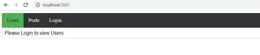 Figure 4 : Page view without setting context